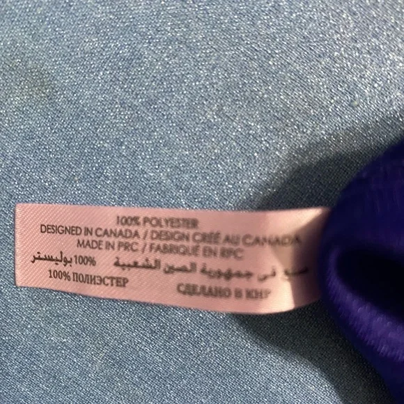 La Vie en Rose Nightie and Pyjama top -Large Indigo Blue -2 pieces - Picture 7 of 7